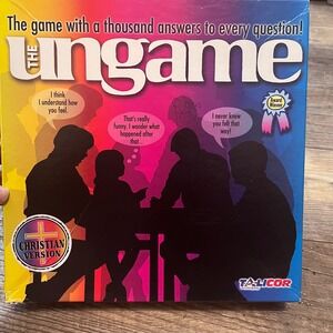 The Ungame Christian Version Board Game Talicor Aristoplay Item 1200 Complete